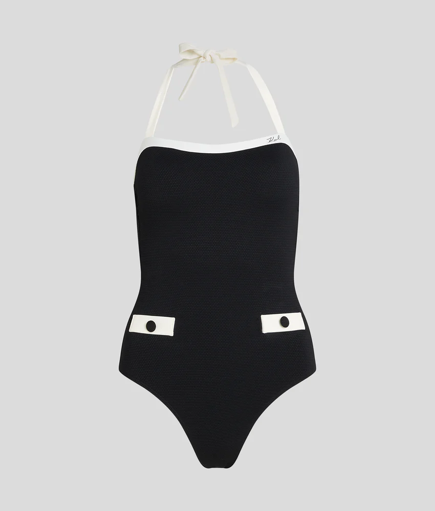 K/SIGNATURE MONOCHROME SWIMSUIT