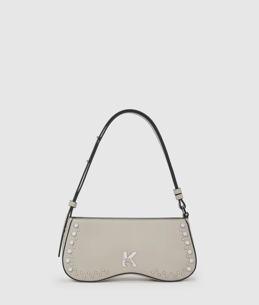 Sunglasses studded shoulder bag