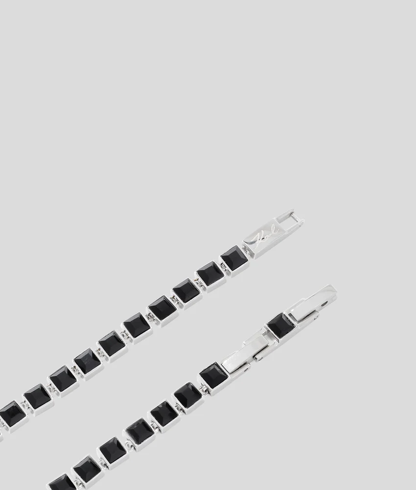 BLACK CRYSTALS NECKLACE