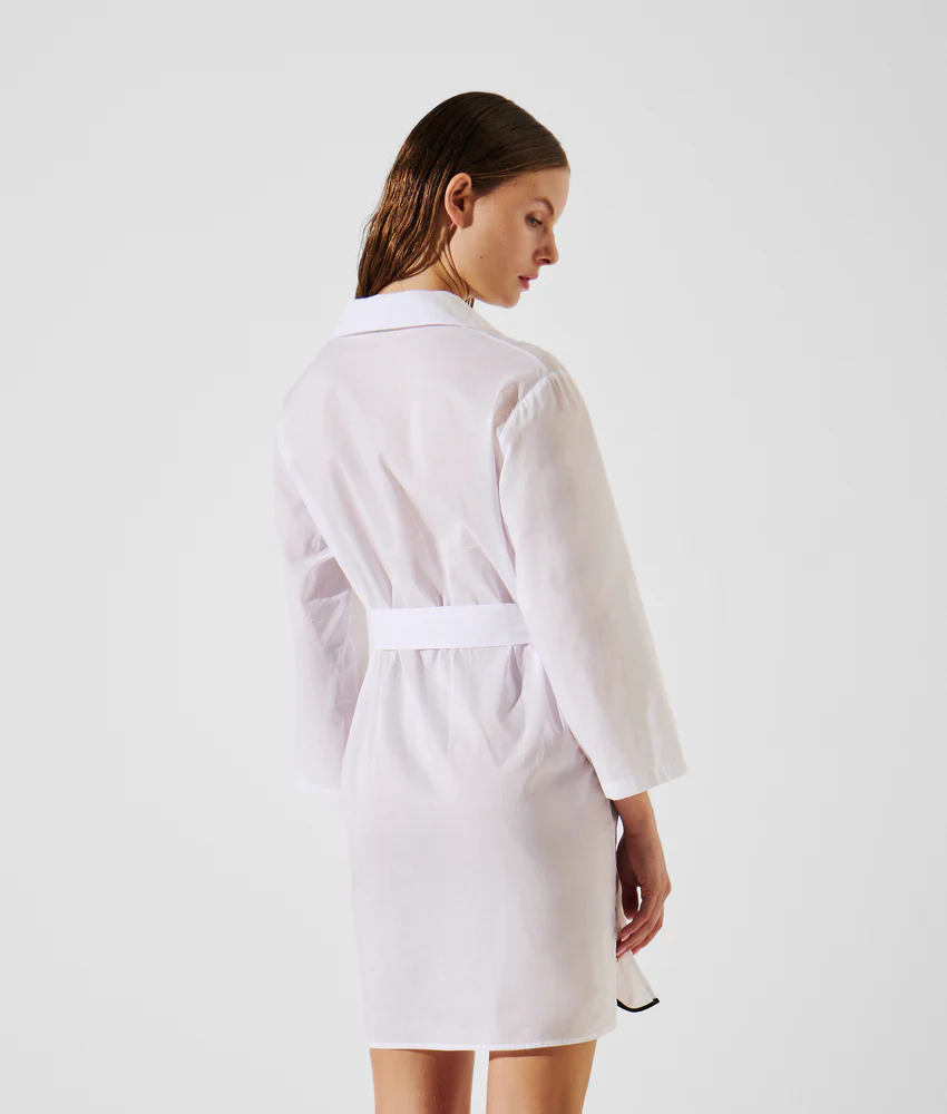K/SIGNATURE BEACH SHIRT DRESS