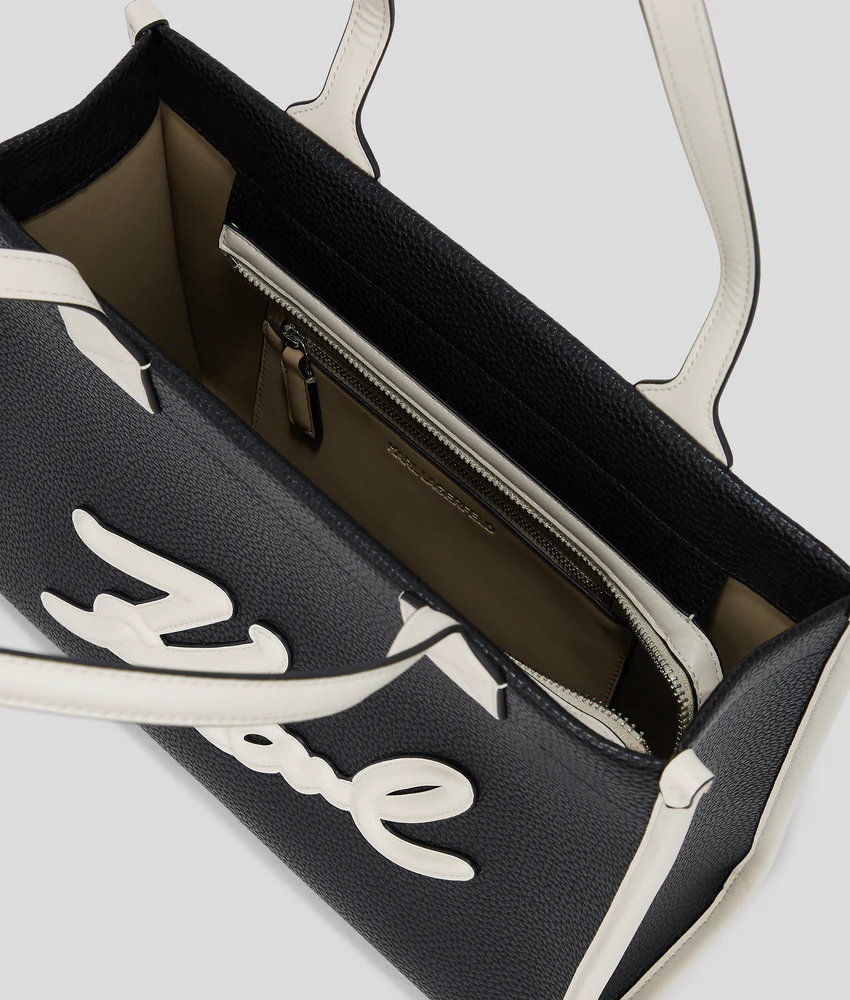 K/SKUARE GRAINY MEDIUM TOTE BAG