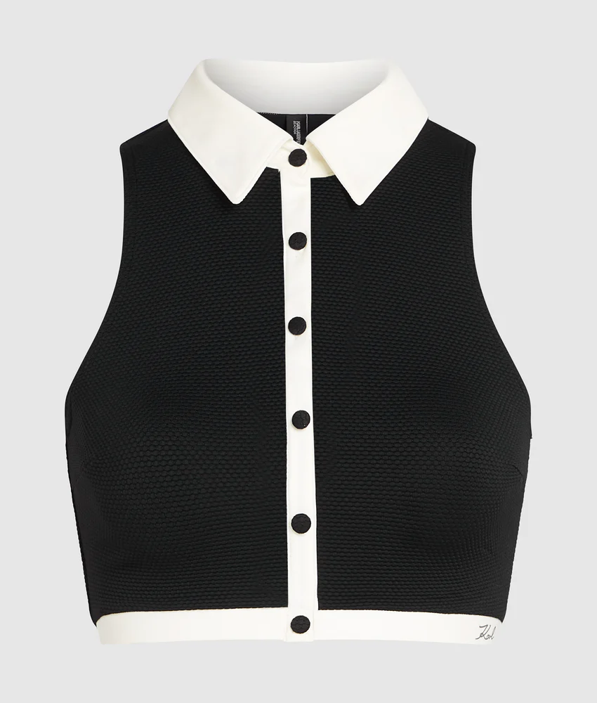 MONOCHROME BIKINI TANK TOP