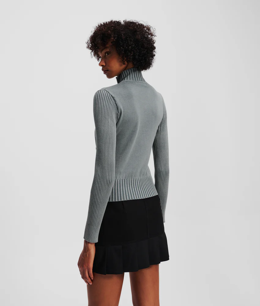 UTILITY ZIP-UP SWEATER