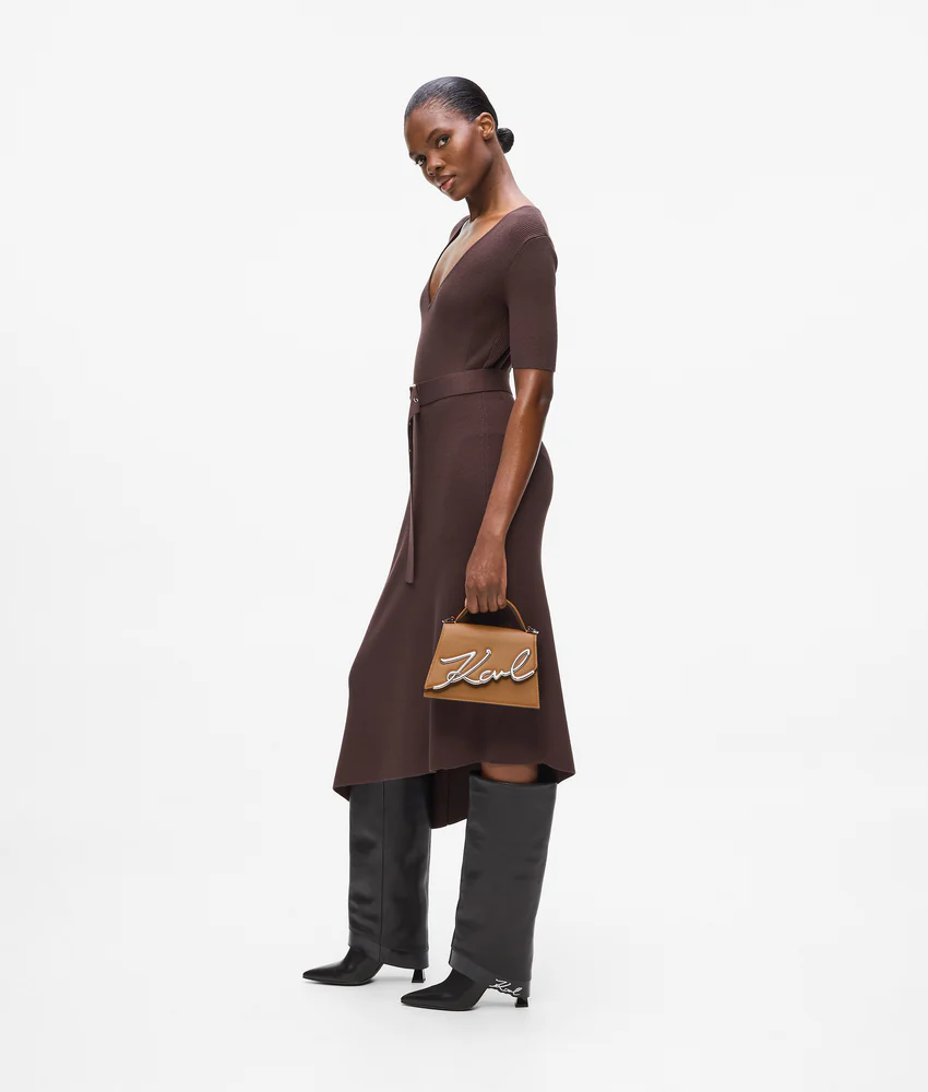 K/SIGNATURE SMALL CROSSBODY BAG