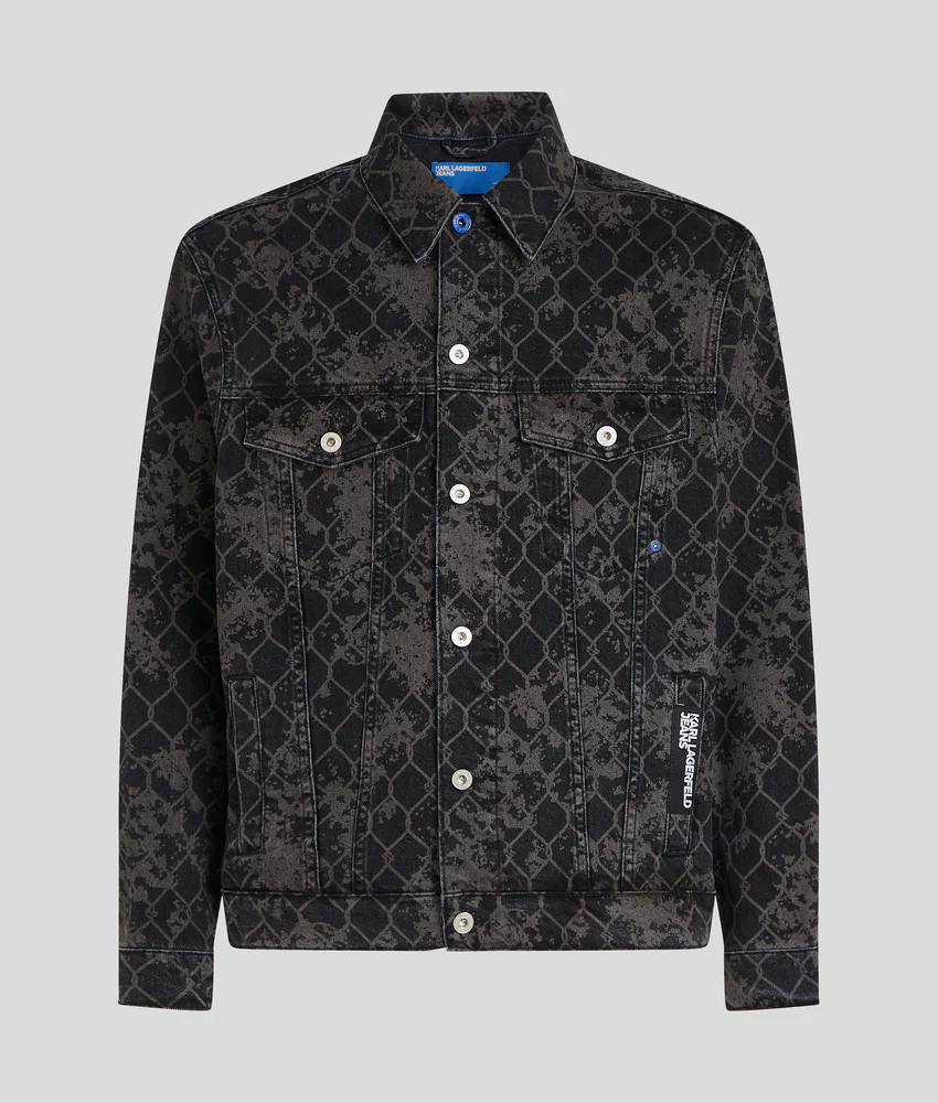 ALL-OVER PRINT DENIM JACKET