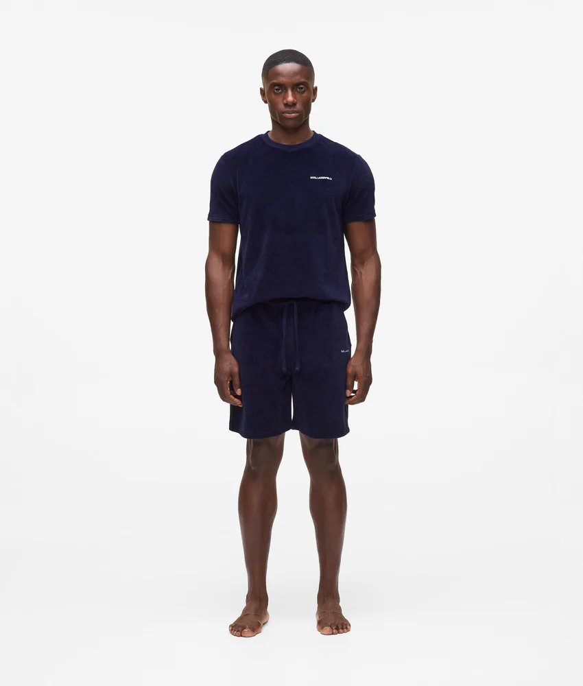 Velvet pajama shorts