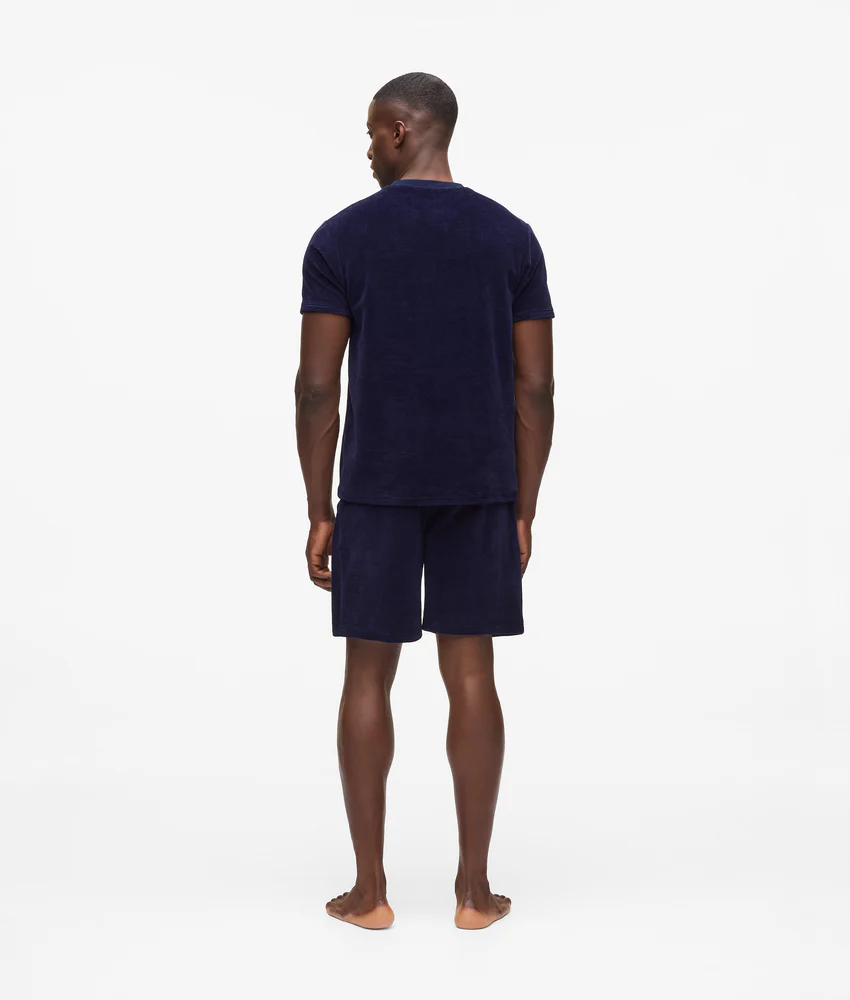 Velvet pajama shorts