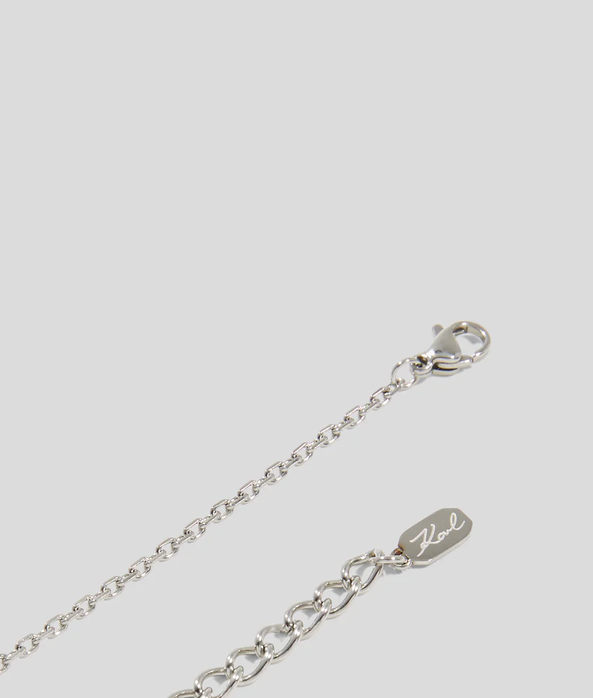 SIGNATURE PAV�� CHARM NECKLACE