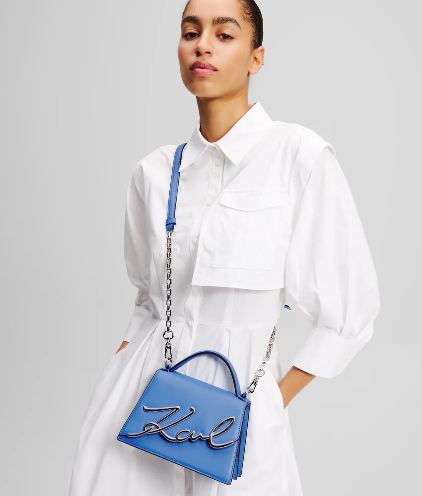 K/SIGNATURE SMALL CROSSBODY BAG