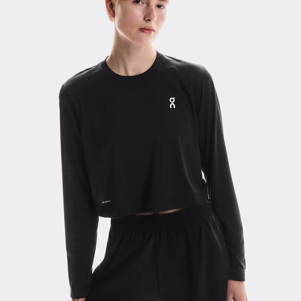 Women's Train Long-T Crop Graphic