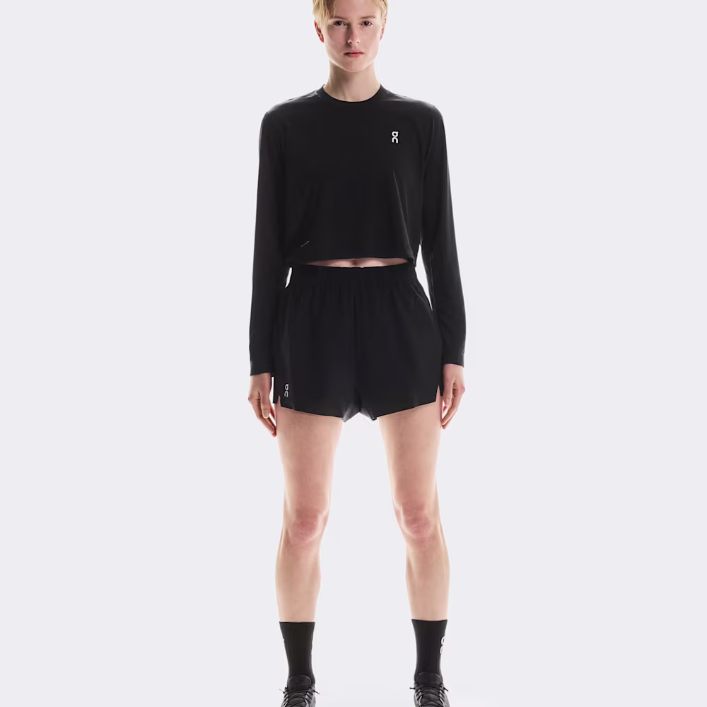 Women's Train Long-T Crop Graphic