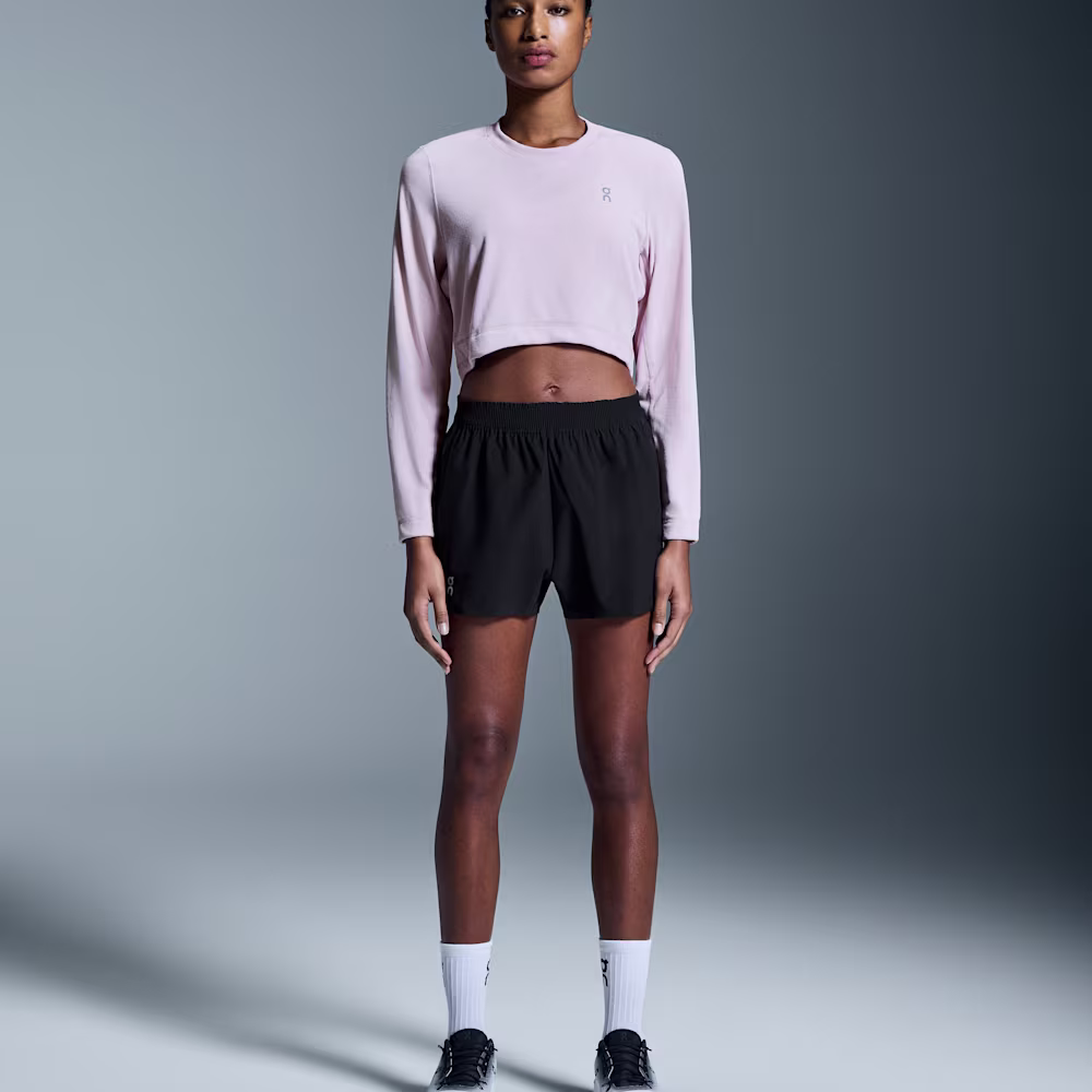 Women's Train Long-T Crop Graphic