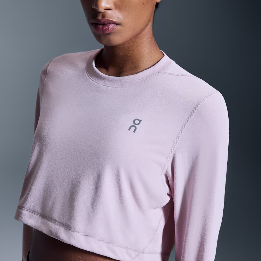 Women's Train Long-T Crop Graphic