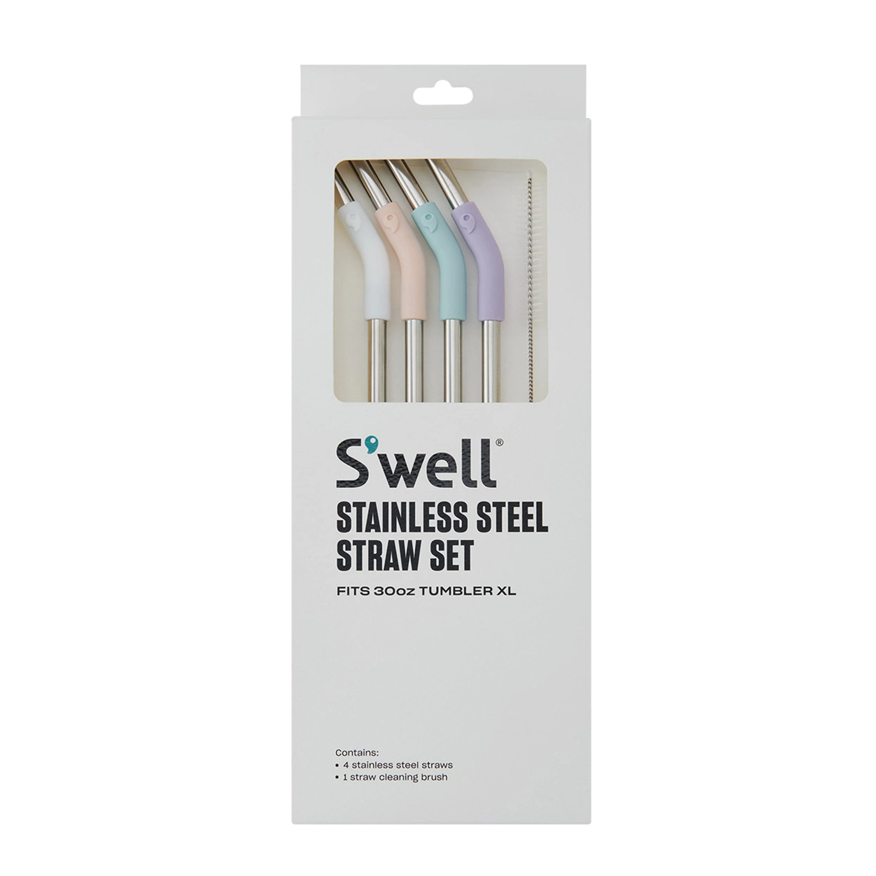 30oz Tumbler XL Stainless Steel Straw Set