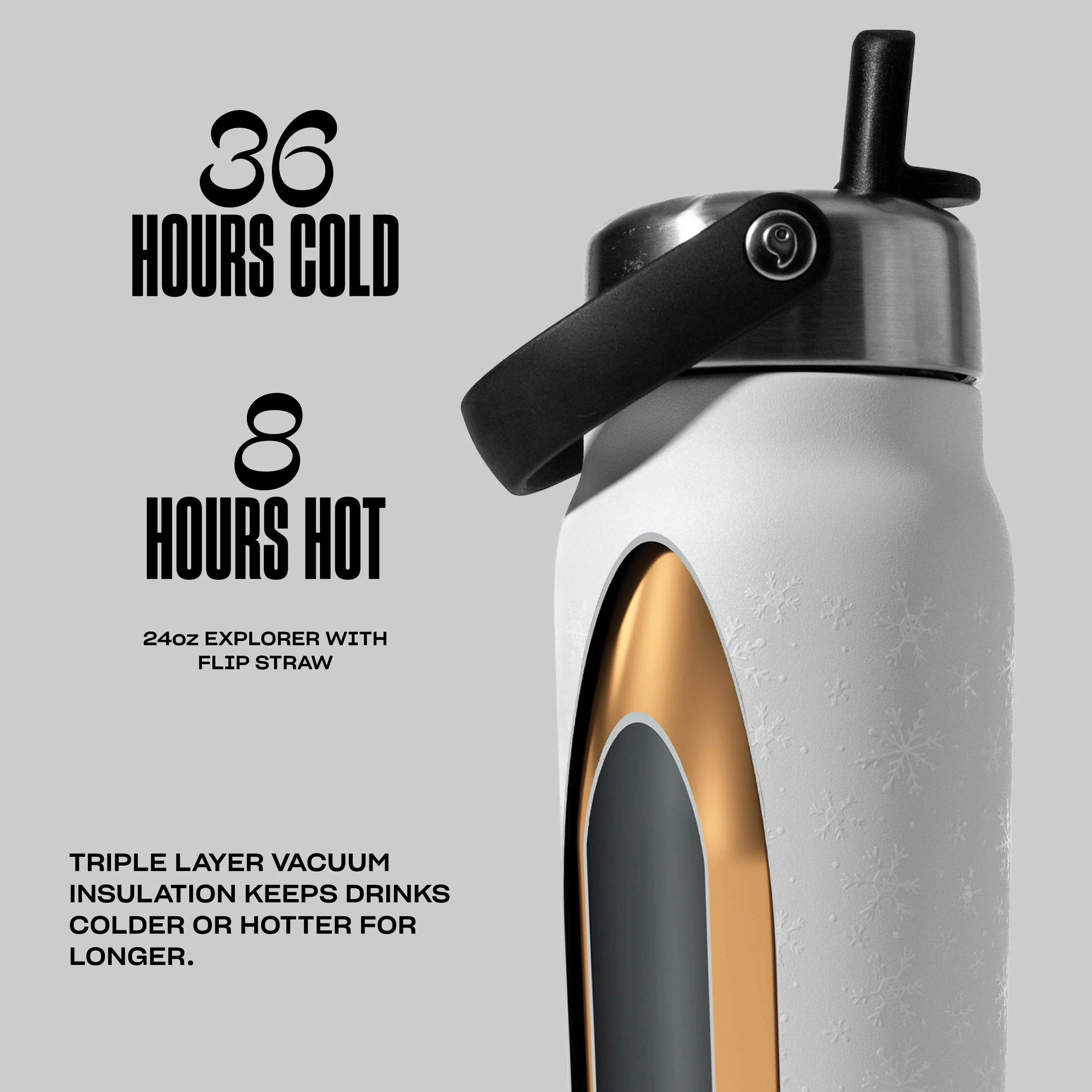 Explorer with Flip Straw Lid | 24oz