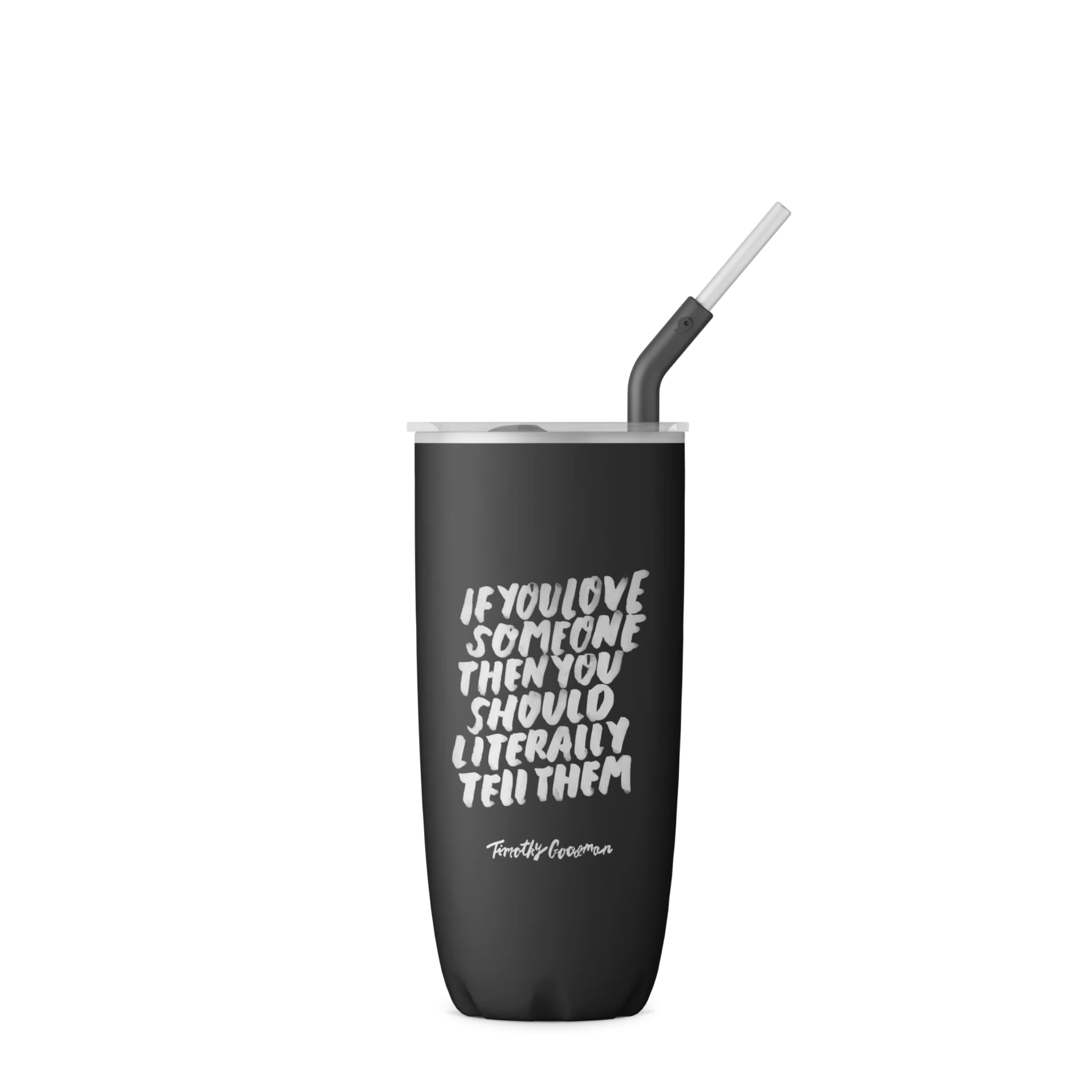 Timothy Goodman x S'well Tumbler with Straw