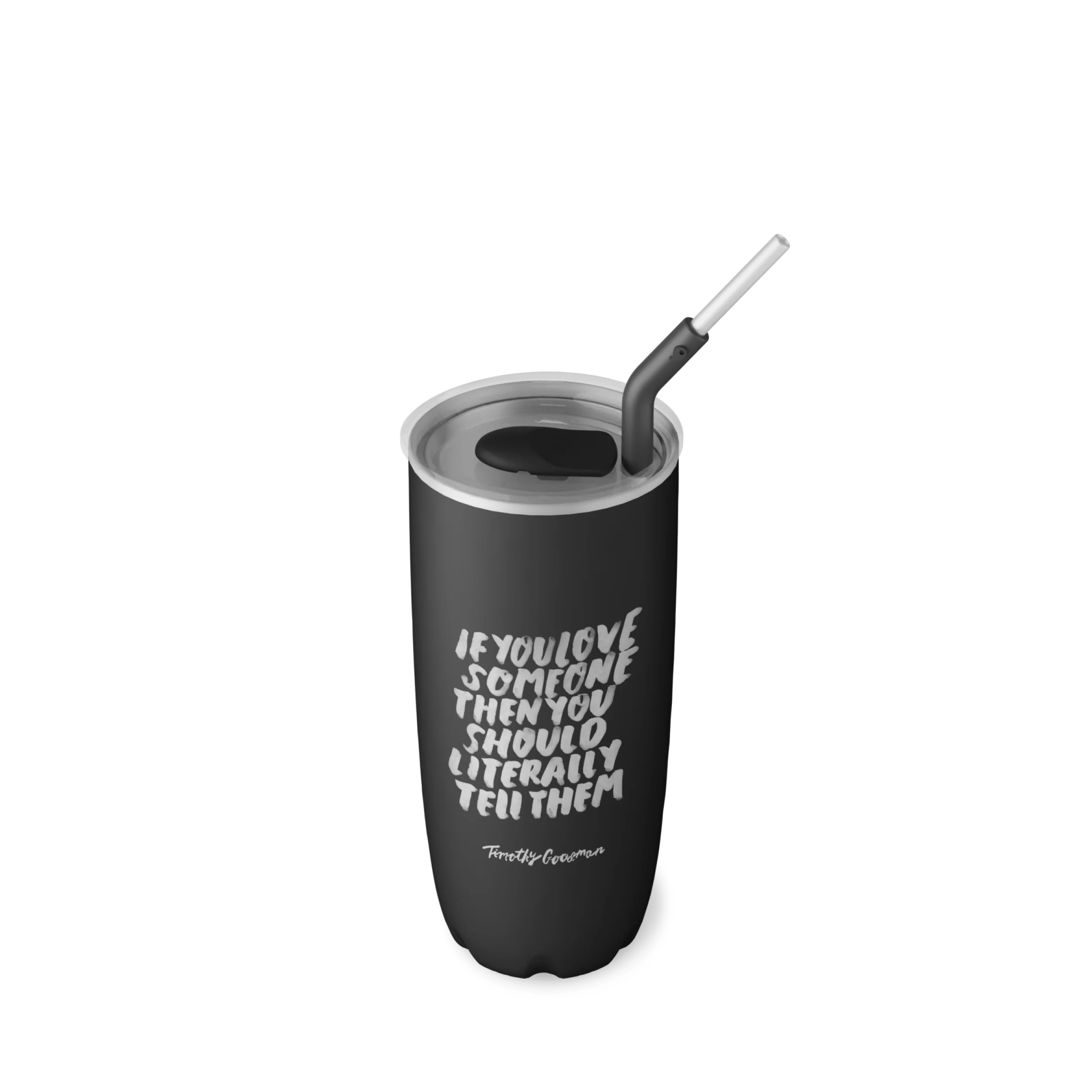 Timothy Goodman x S'well Tumbler with Straw