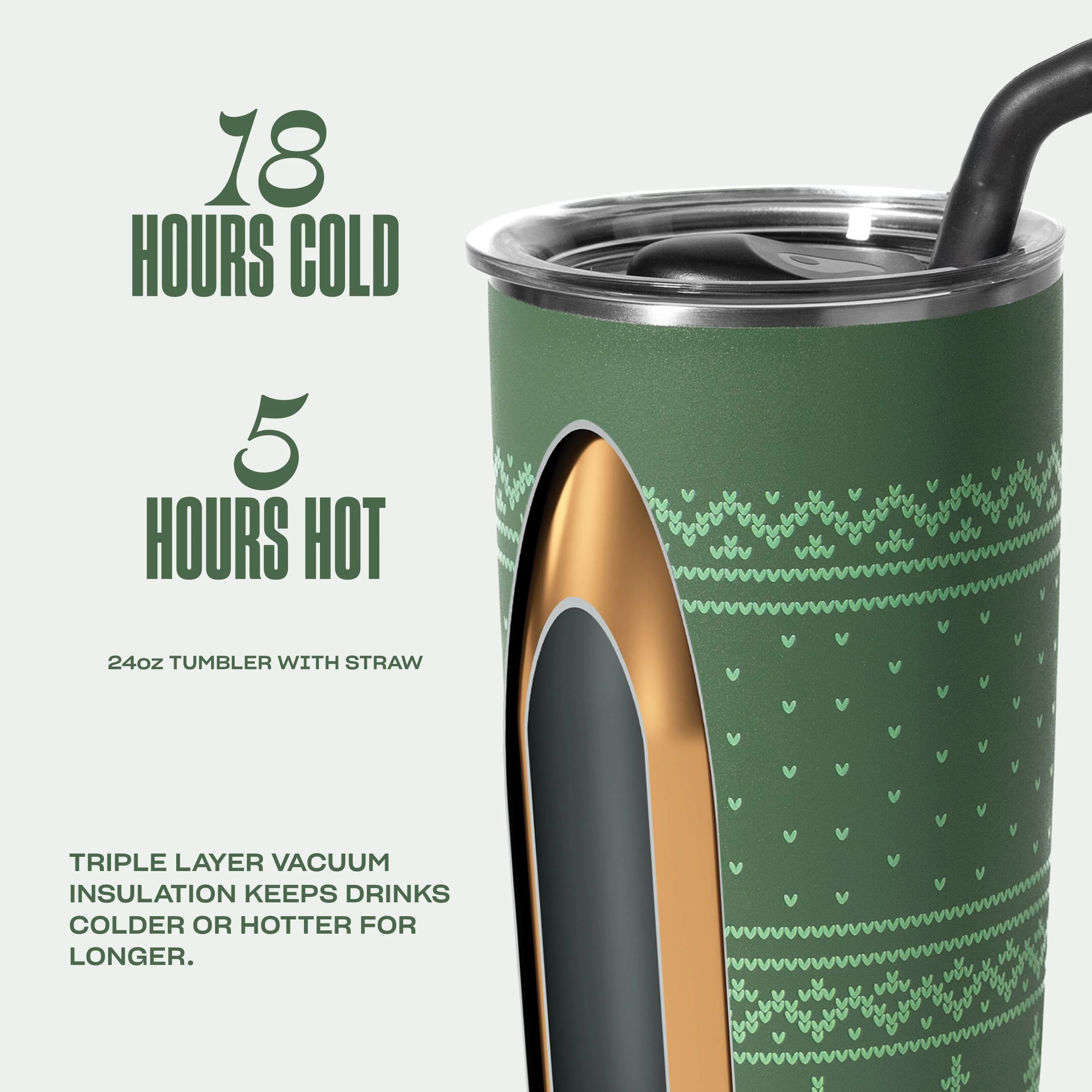 Tumbler with Straw | 24oz