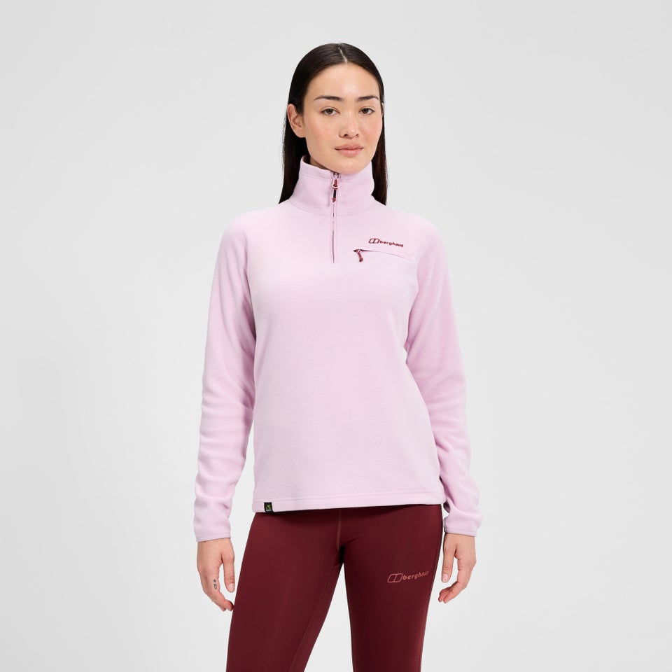Women's Prism 2.0 Micro Half Zip Polartec Fleece  - Pink
