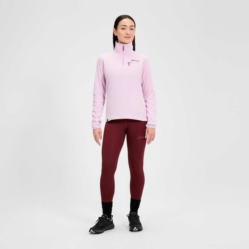 Women's Prism 2.0 Micro Half Zip Polartec Fleece  - Pink
