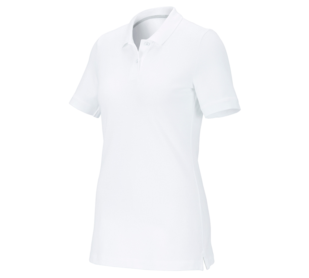 e.s. Pique-Polo cotton stretch, ladies'