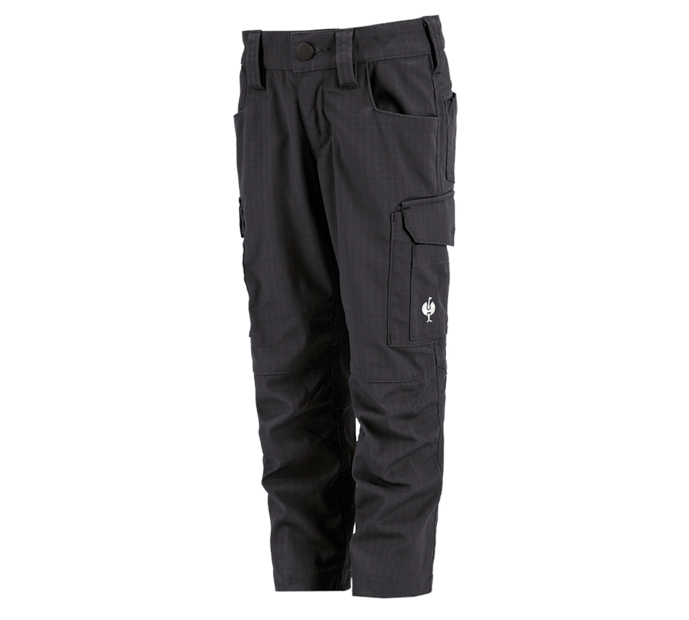 Trousers e.s.concrete solid, children's
