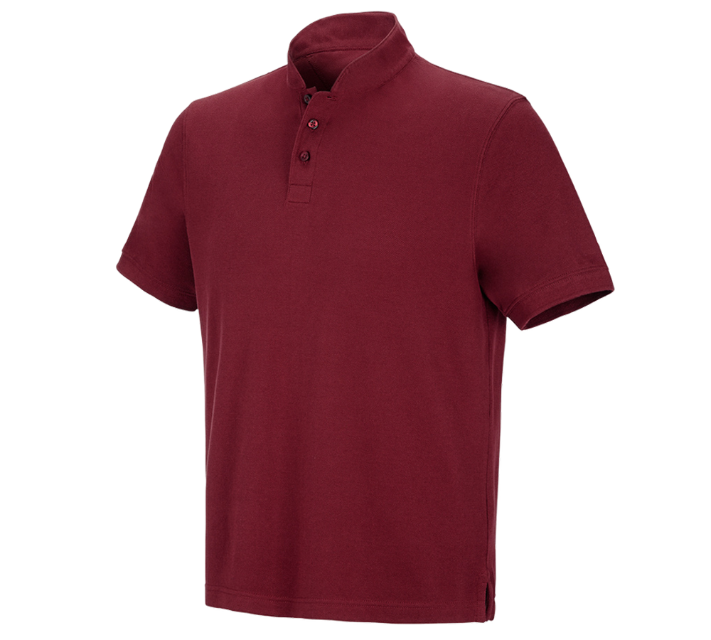 e.s. Polo shirt cotton Mandarin