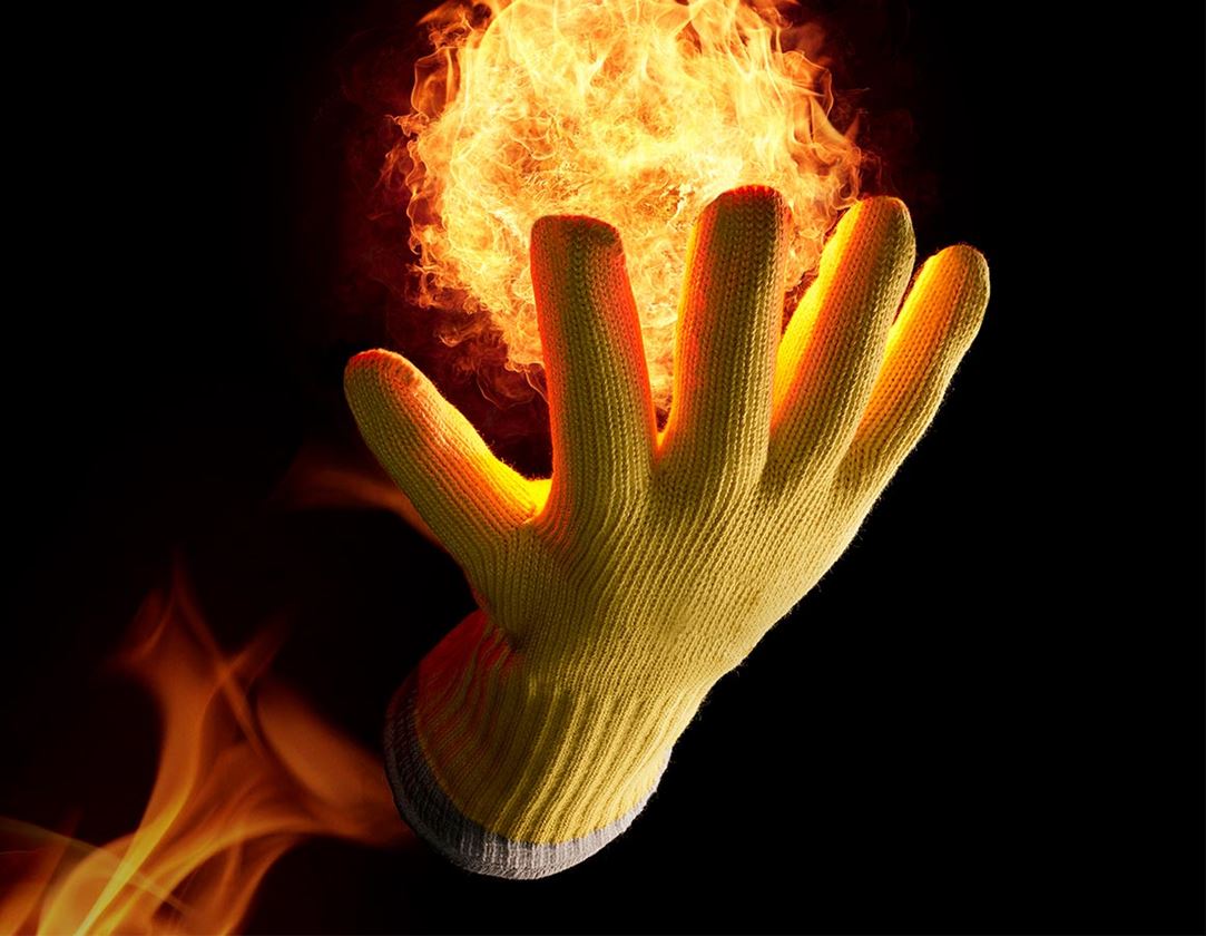 Aramid knitted gloves Fireblade