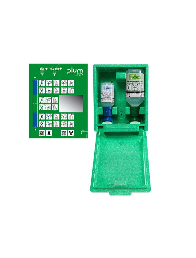 Eye rinse emergency station