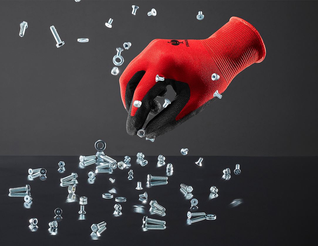 PU micro gloves comfort skin