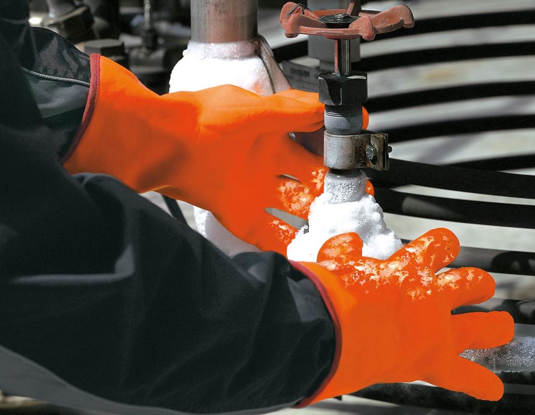 PVC cold gloves