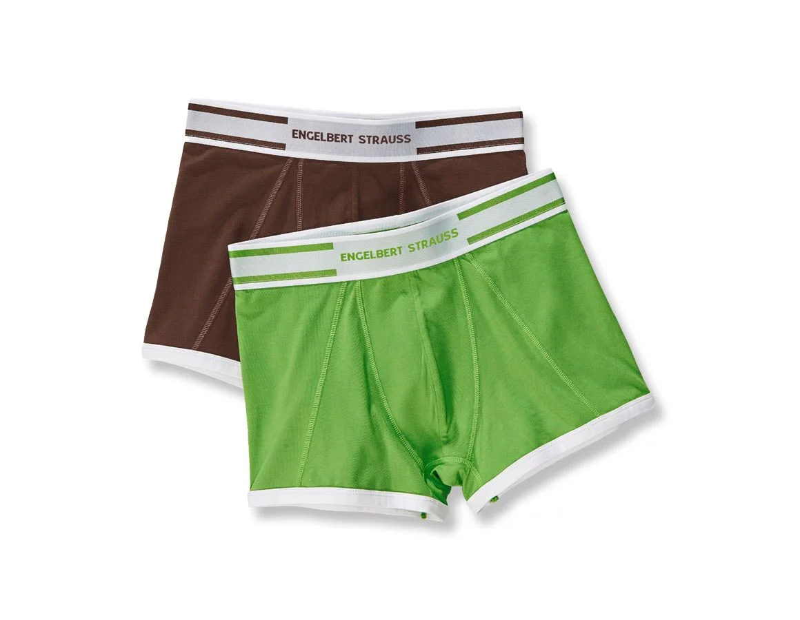 e.s. Cotton stretch pants colour, pack of 2