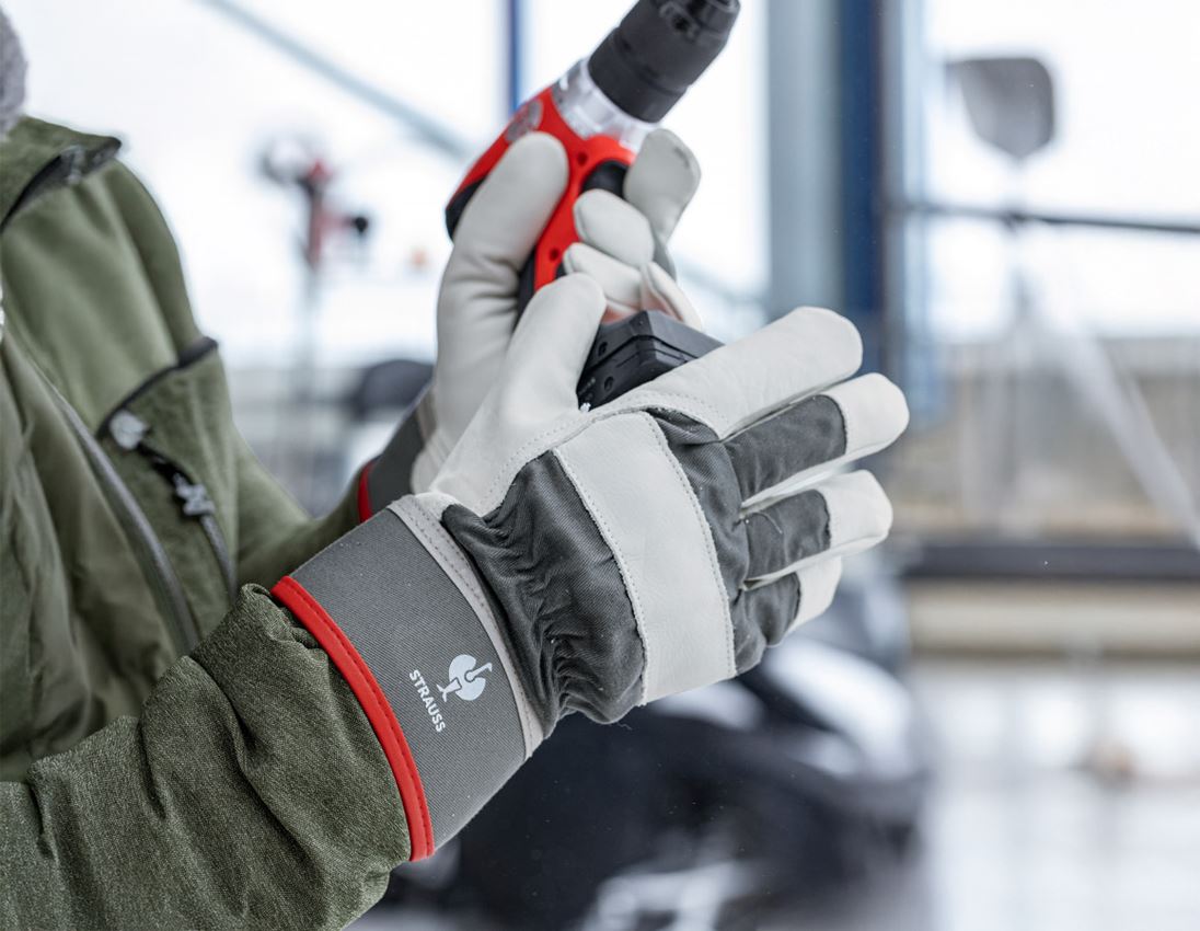 Grain leather winter gloves Yukon