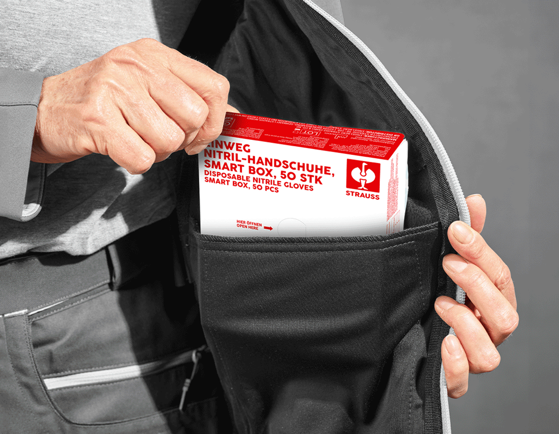 Disposable nitrile gloves, powder-free, smart box