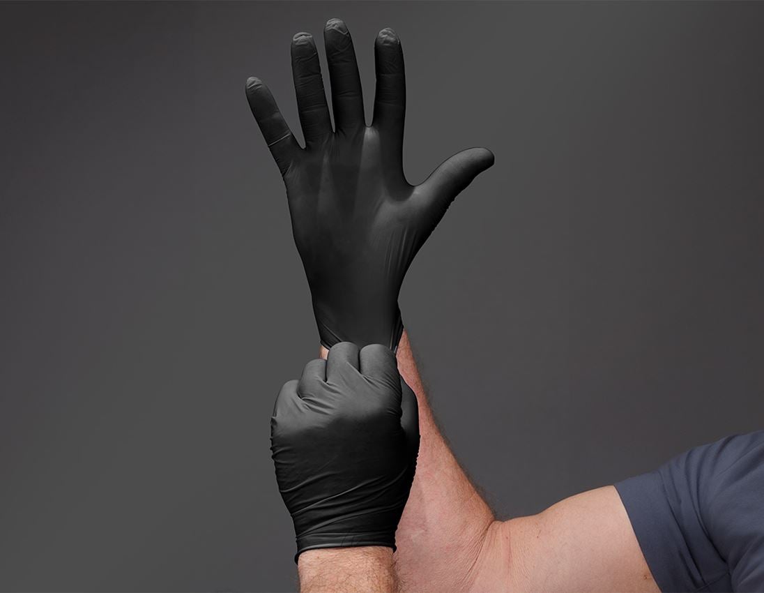 Disposable nitrile gloves, powder-free, smart box