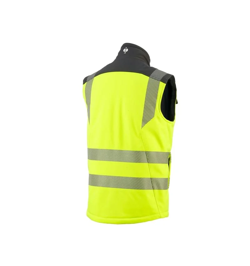 High-vis softshell bodywarmer e.s.motion