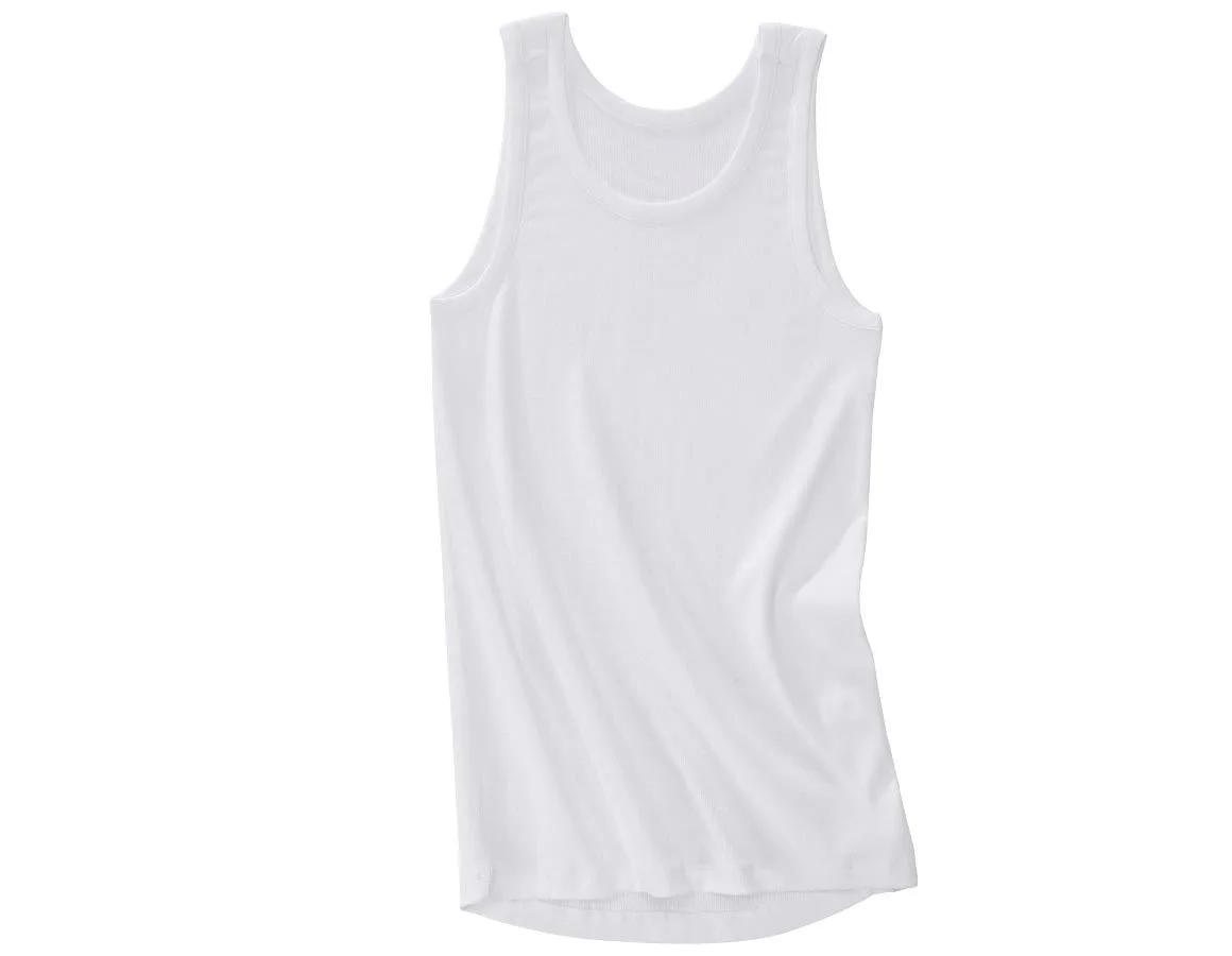 e.s. Cotton rib tank shirt