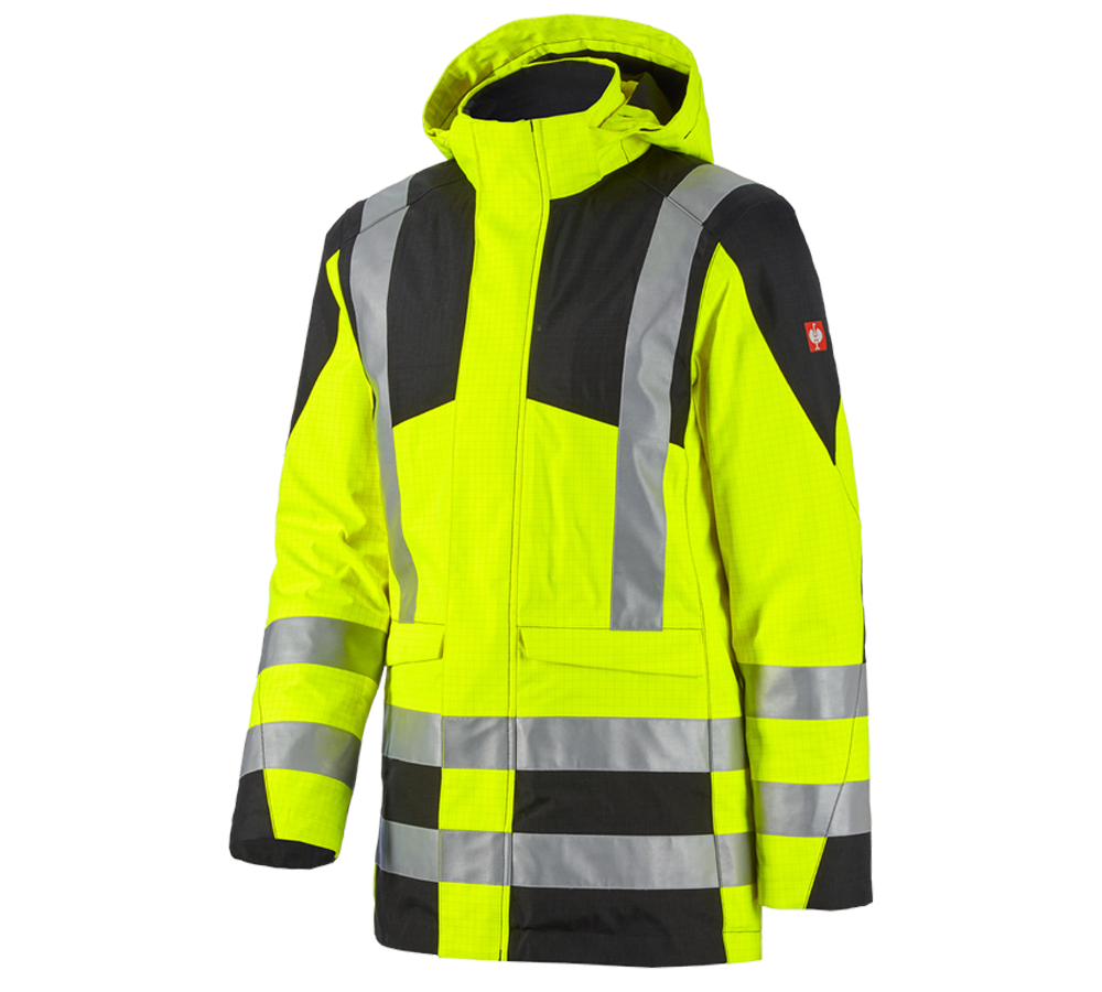 e.s. Weatherproof parka multinorm high-vis