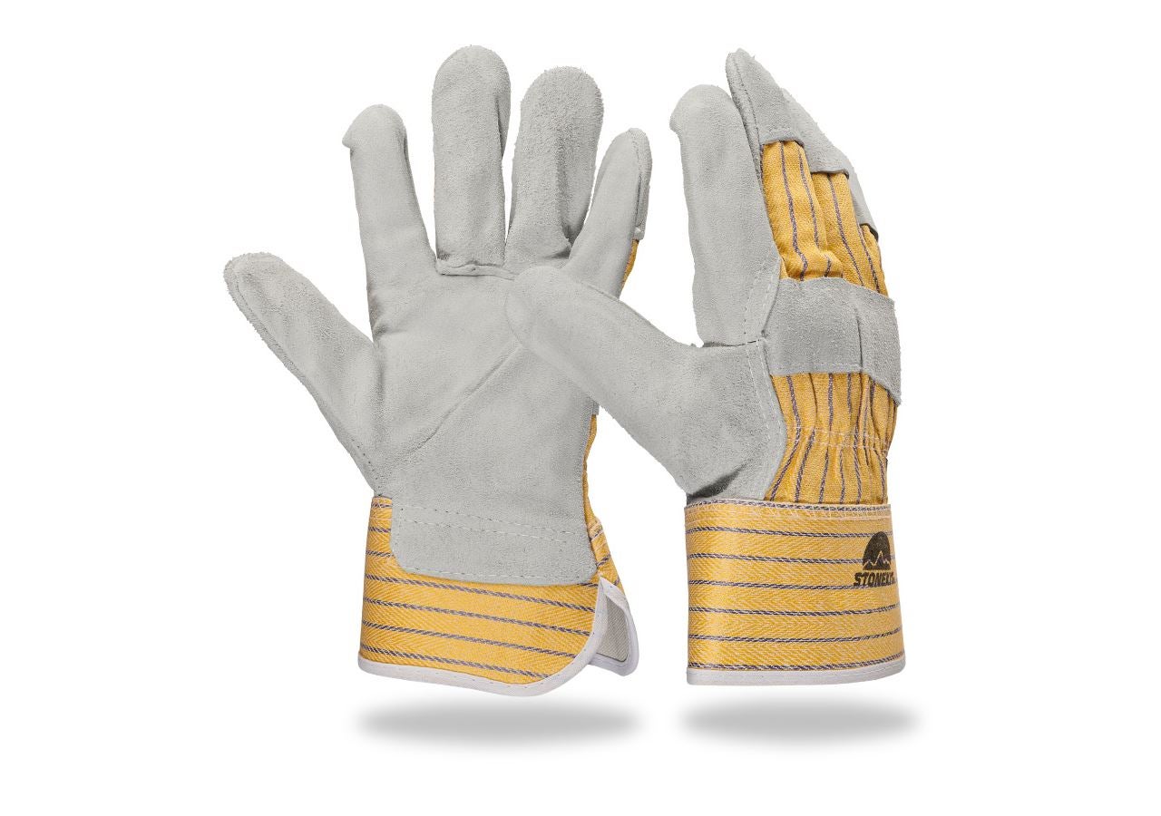 Split leather gloves