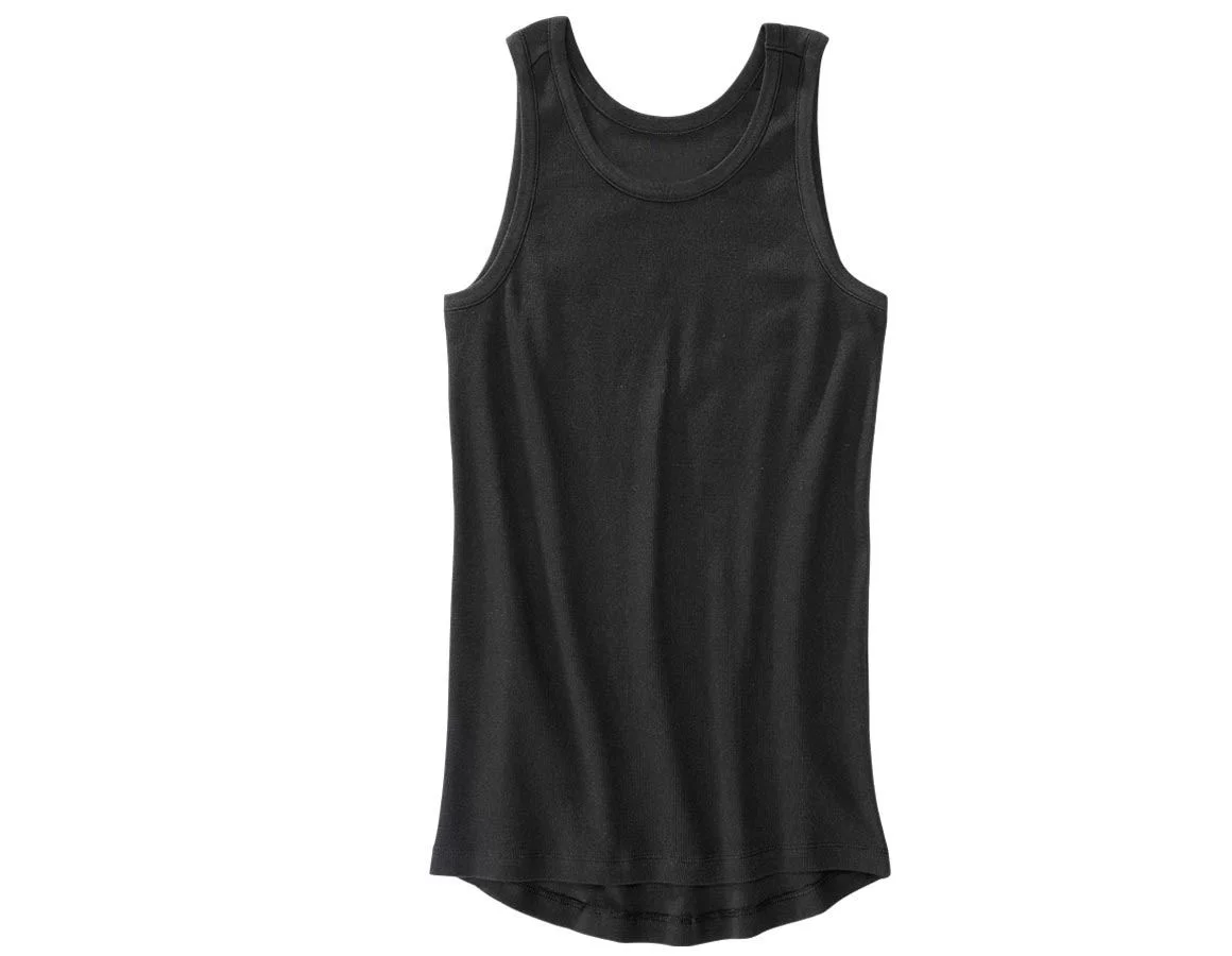 e.s. Cotton rib tank shirt