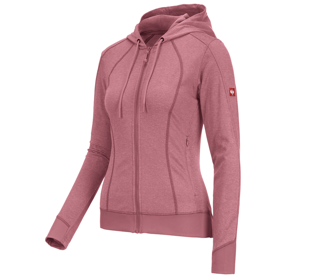 e.s. Functional hooded jacket stripe, ladies'