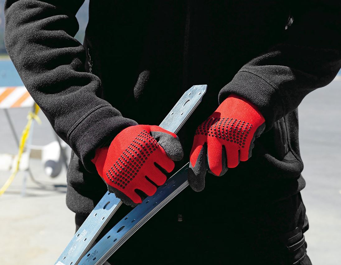 Latex knitted gloves Techno Grip
