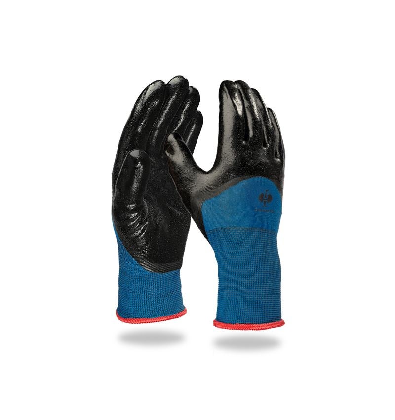 Neoprene micro gloves, back fully coated