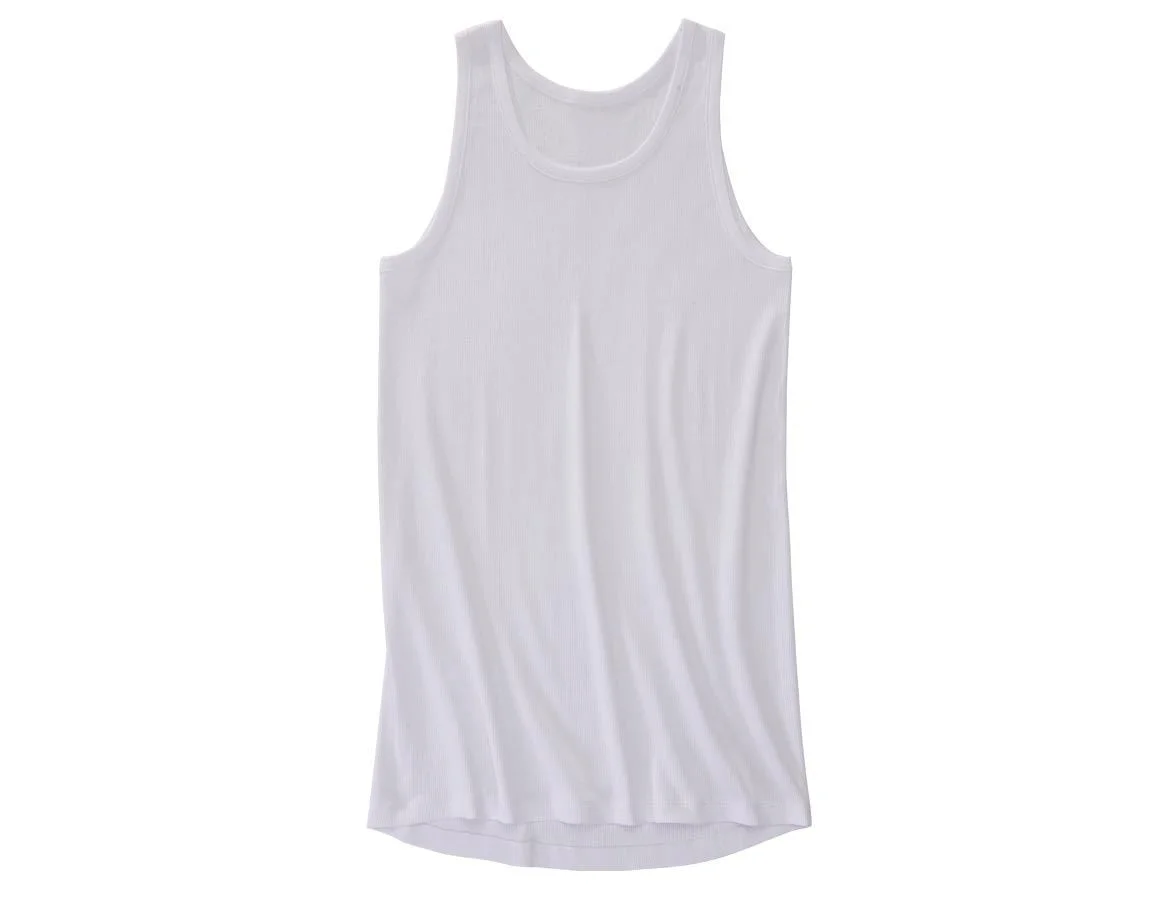 e.s. Vest coarse rib classic, extra long