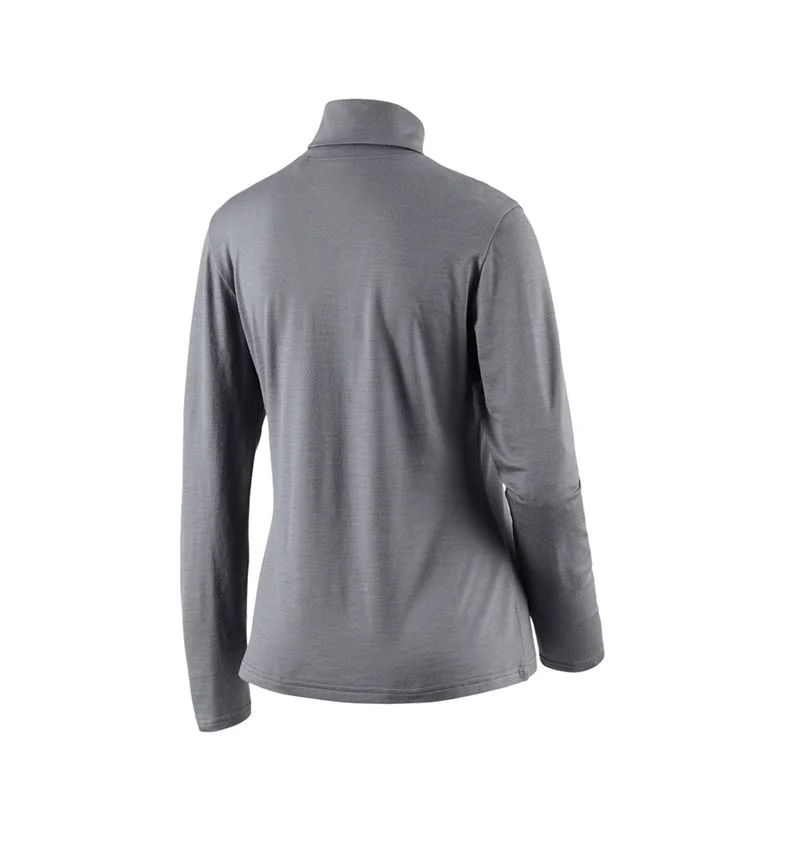 Turtle neck shirt Merino e.s.trail, ladies'