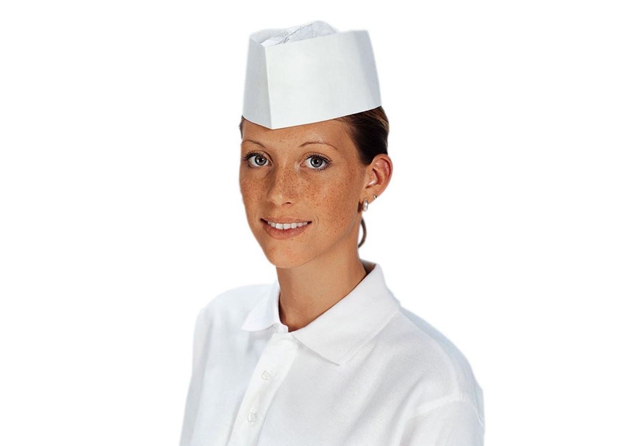 Paper food service hats