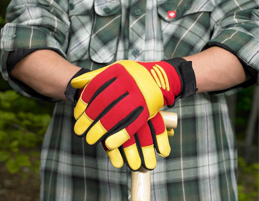 Full leather assembly gloves Biflex