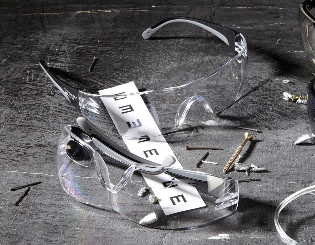 e.s. Safety glasses Iras, reading glasses function