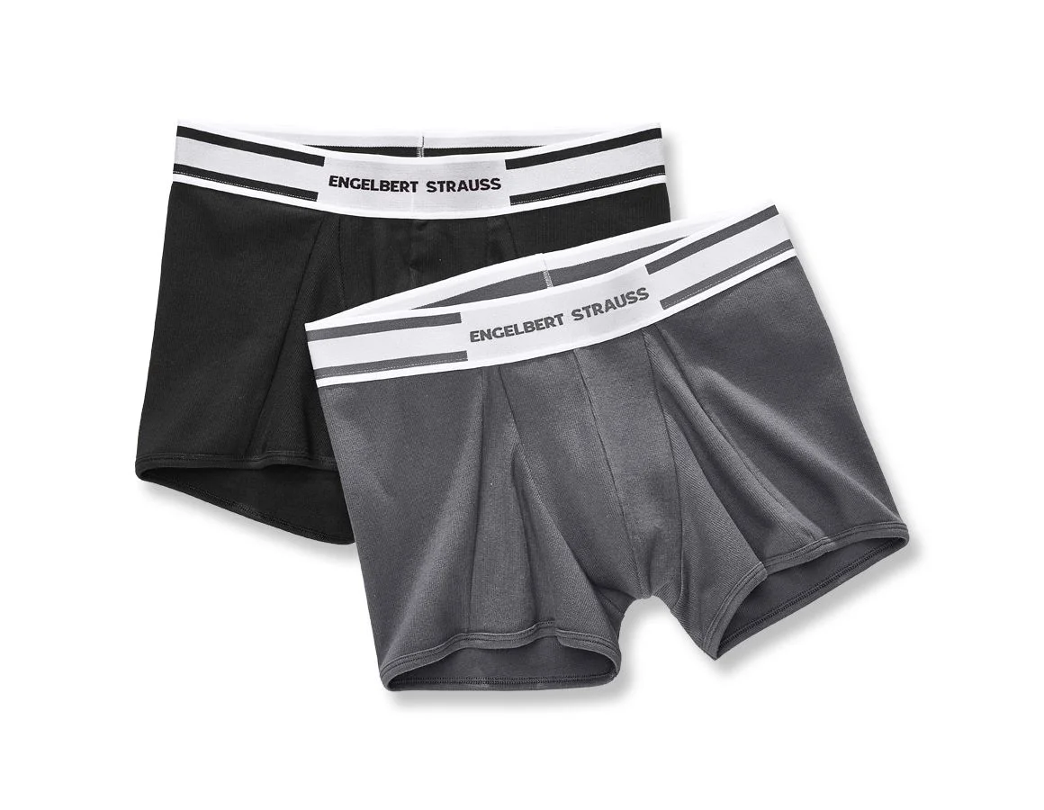 e.s. Cotton rib pants, pack of 2