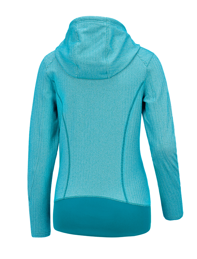 e.s. Functional hooded jacket herringbone, ladies'